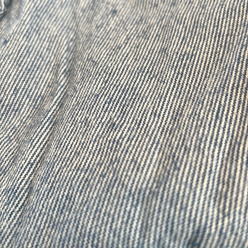 HANNA ANDERSSON 140 Blue Stripe Ruffle Top - Picture 4 of 8